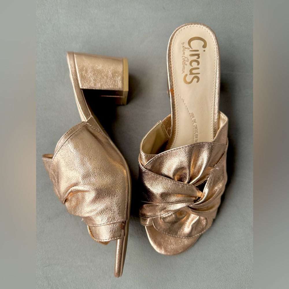 Circus by Sam Edelman Sahara Blush Gold Metallic Sandal